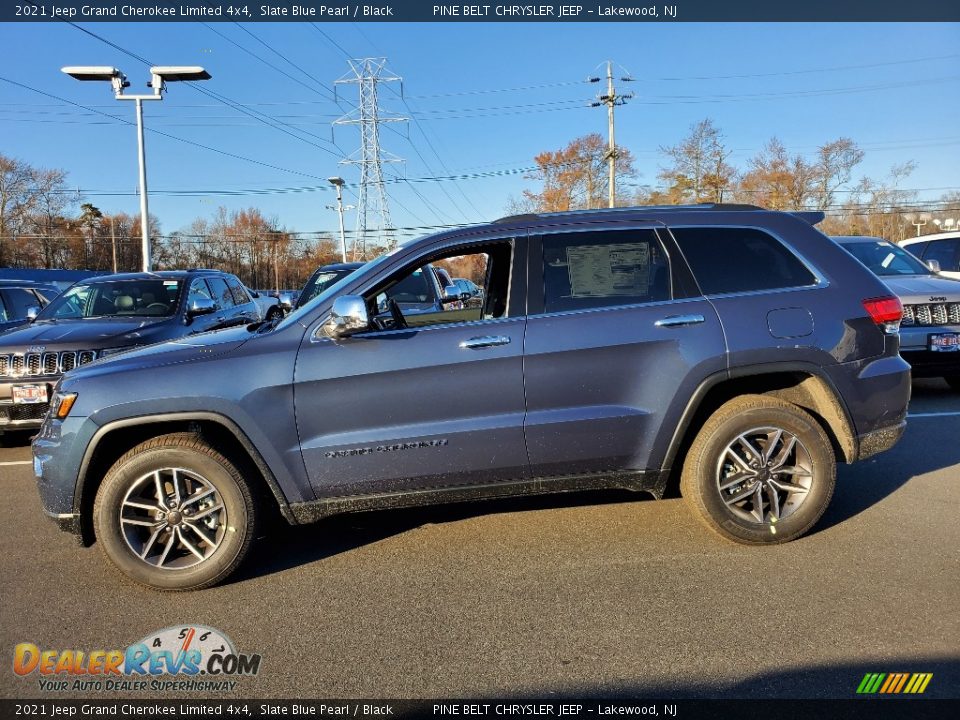 2021 Jeep Grand Cherokee Limited 4x4 Slate Blue Pearl / Black Photo #4