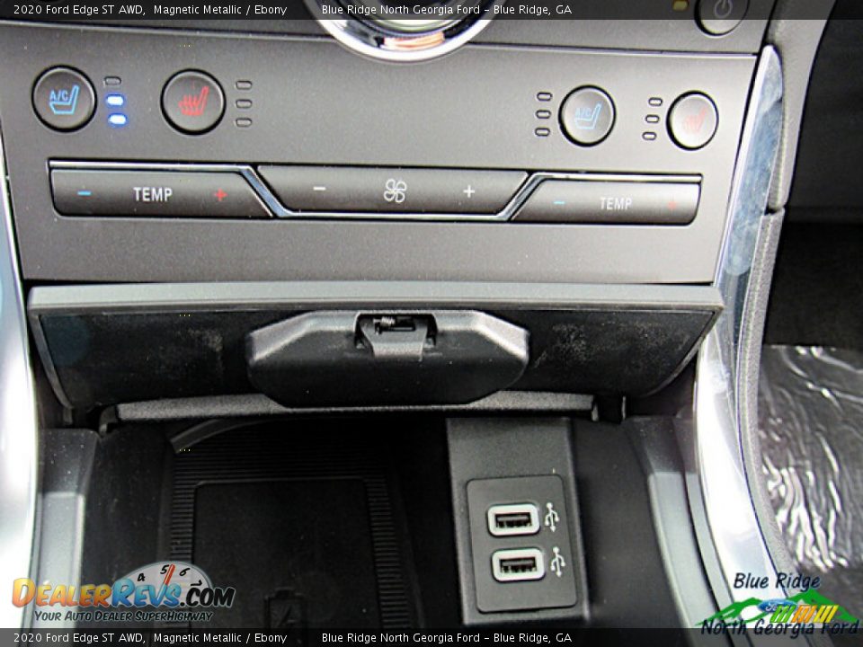 2020 Ford Edge ST AWD Magnetic Metallic / Ebony Photo #21