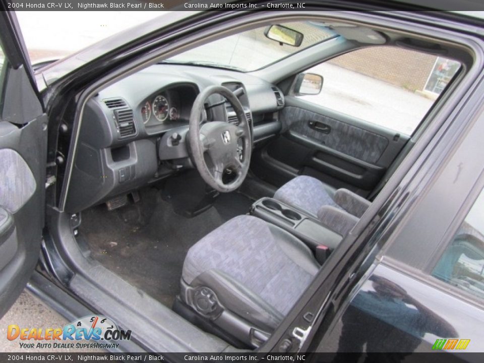 2004 Honda CR-V LX Nighthawk Black Pearl / Black Photo #16