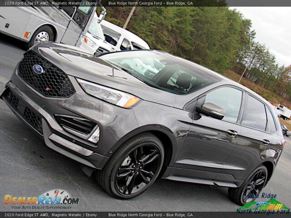 2020 Ford Edge ST AWD Magnetic Metallic / Ebony Photo #24