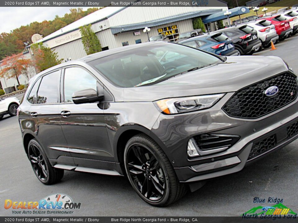 2020 Ford Edge ST AWD Magnetic Metallic / Ebony Photo #25