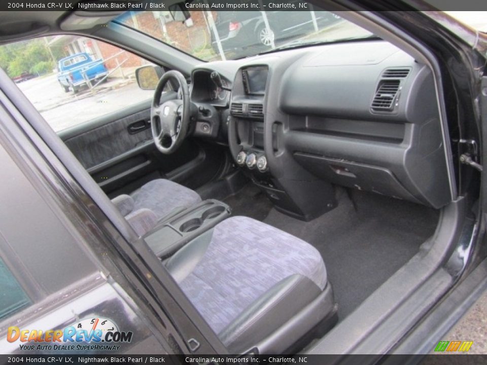 2004 Honda CR-V LX Nighthawk Black Pearl / Black Photo #19