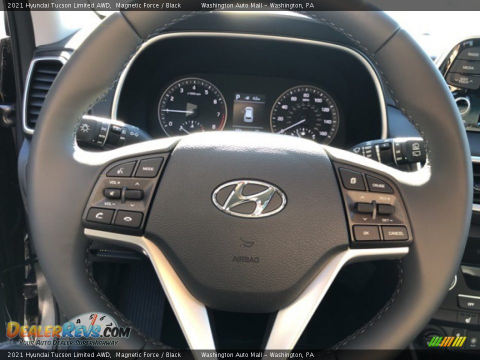 2021 Hyundai Tucson Limited AWD Magnetic Force / Black Photo #10