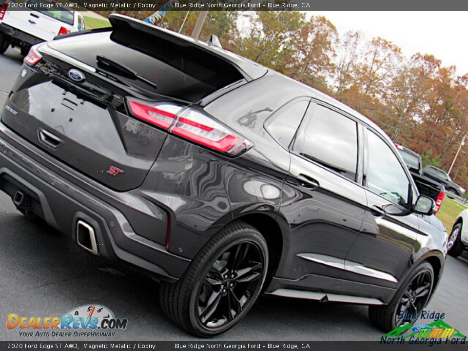 2020 Ford Edge ST AWD Magnetic Metallic / Ebony Photo #26