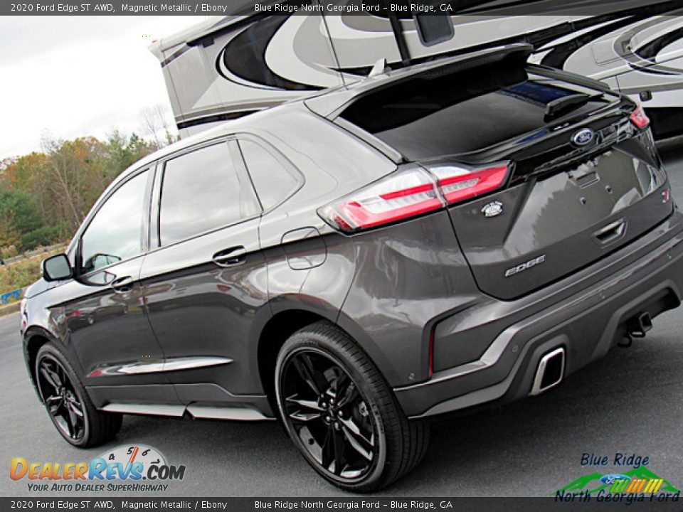 2020 Ford Edge ST AWD Magnetic Metallic / Ebony Photo #27