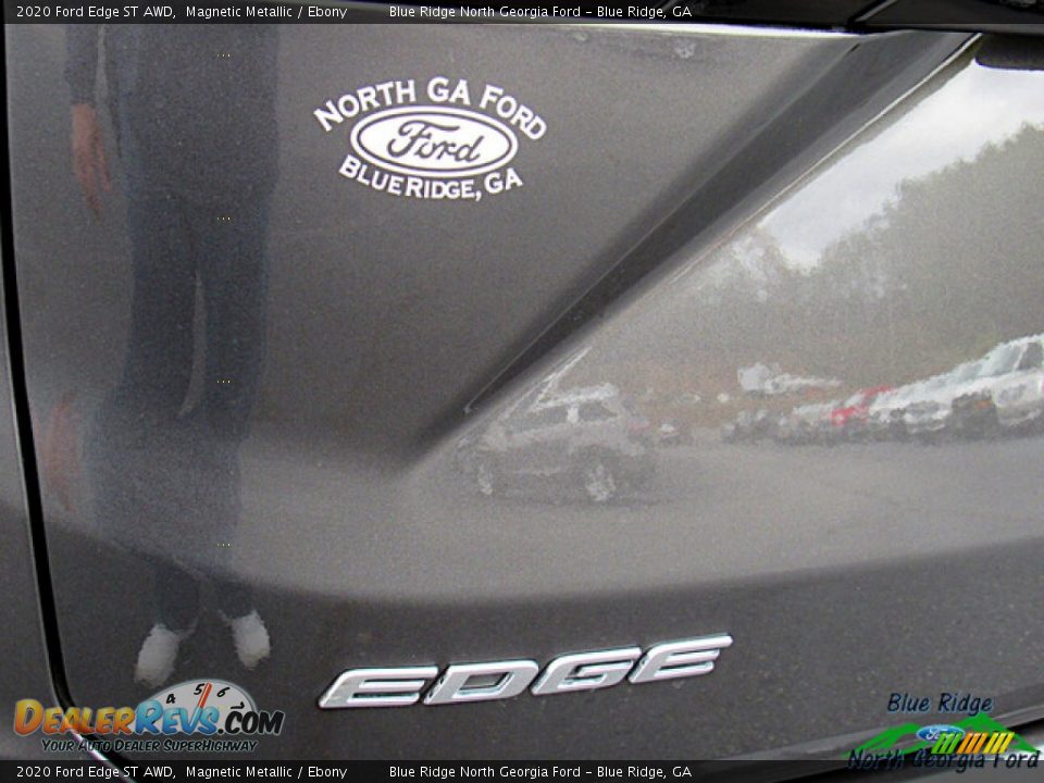 2020 Ford Edge ST AWD Magnetic Metallic / Ebony Photo #28