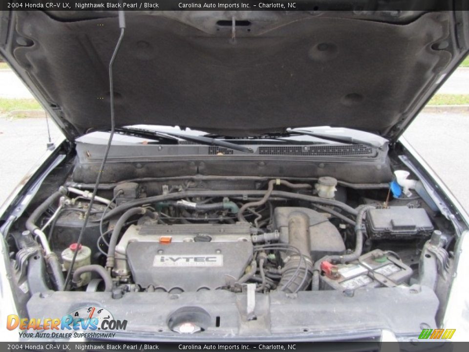 2004 Honda CR-V LX Nighthawk Black Pearl / Black Photo #23