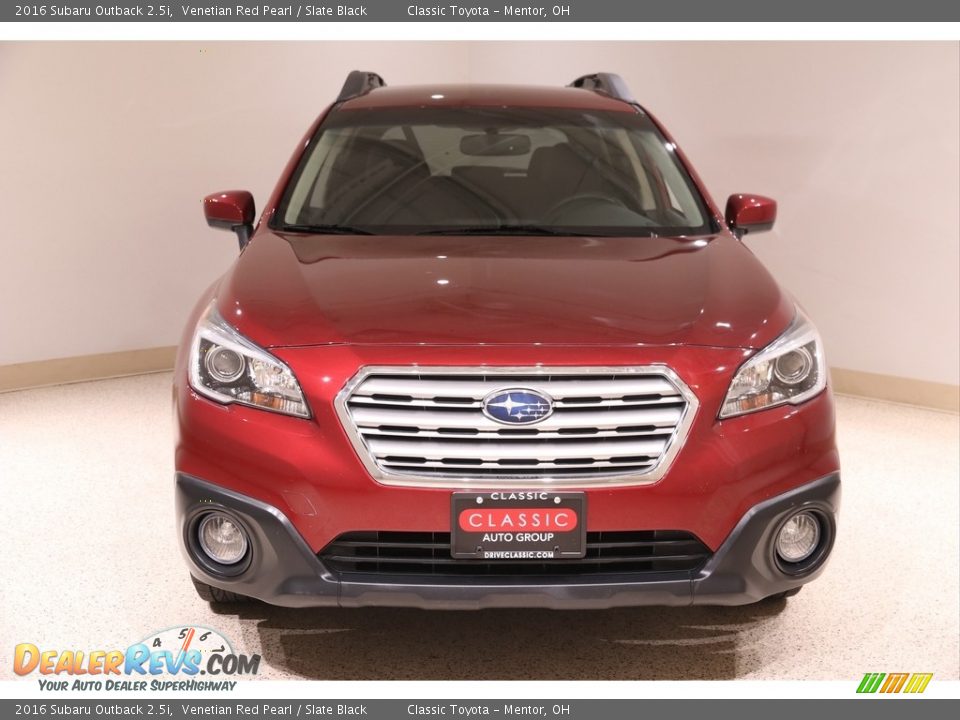 2016 Subaru Outback 2.5i Venetian Red Pearl / Slate Black Photo #2