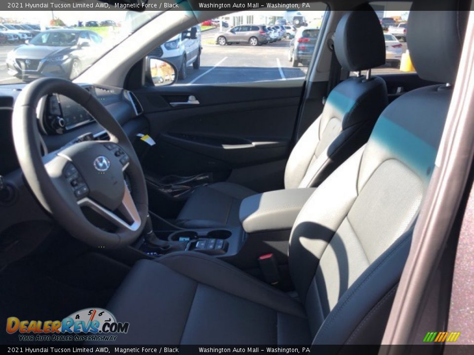 2021 Hyundai Tucson Limited AWD Magnetic Force / Black Photo #15