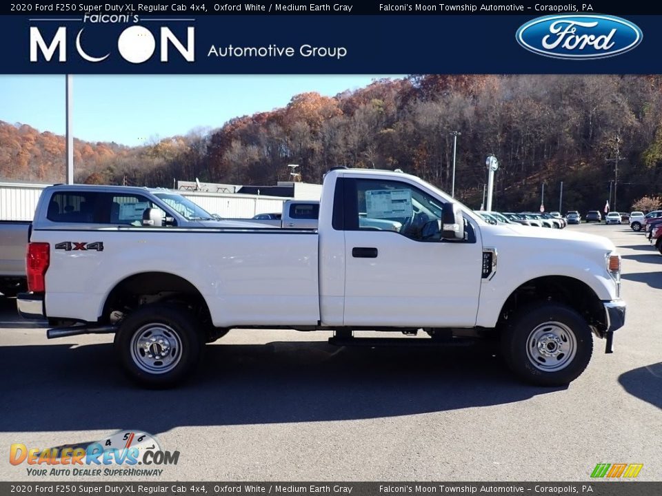 2020 Ford F250 Super Duty XL Regular Cab 4x4 Oxford White / Medium Earth Gray Photo #1