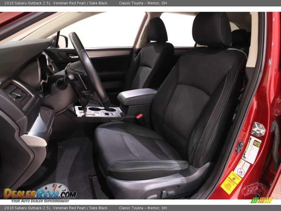 Front Seat of 2016 Subaru Outback 2.5i Photo #5