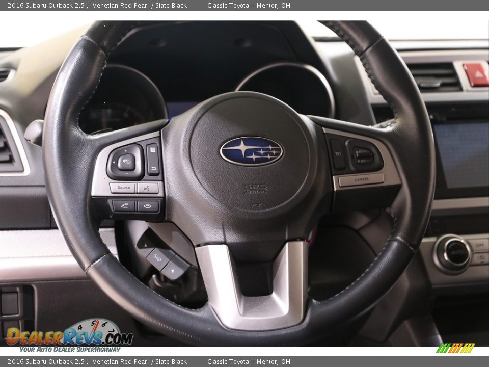 2016 Subaru Outback 2.5i Steering Wheel Photo #7