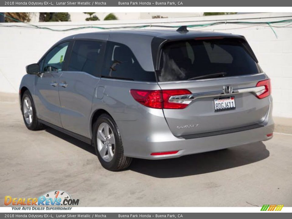 2018 Honda Odyssey EX-L Lunar Silver Metallic / Mocha Photo #2