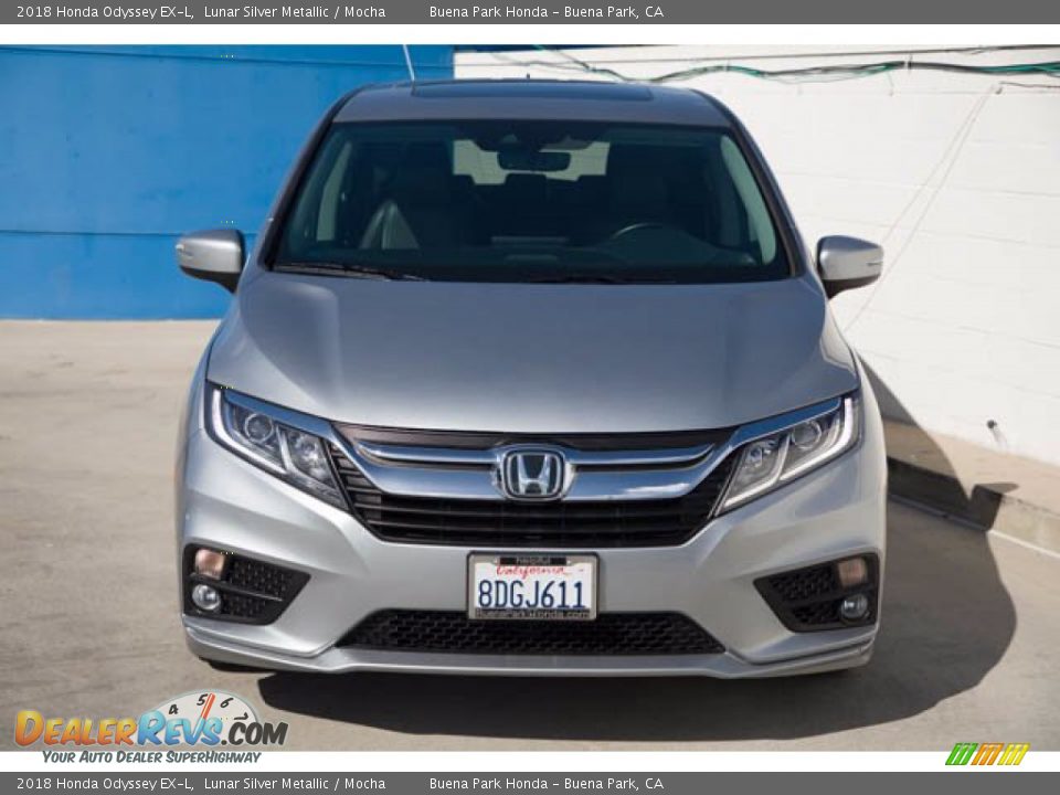 2018 Honda Odyssey EX-L Lunar Silver Metallic / Mocha Photo #7