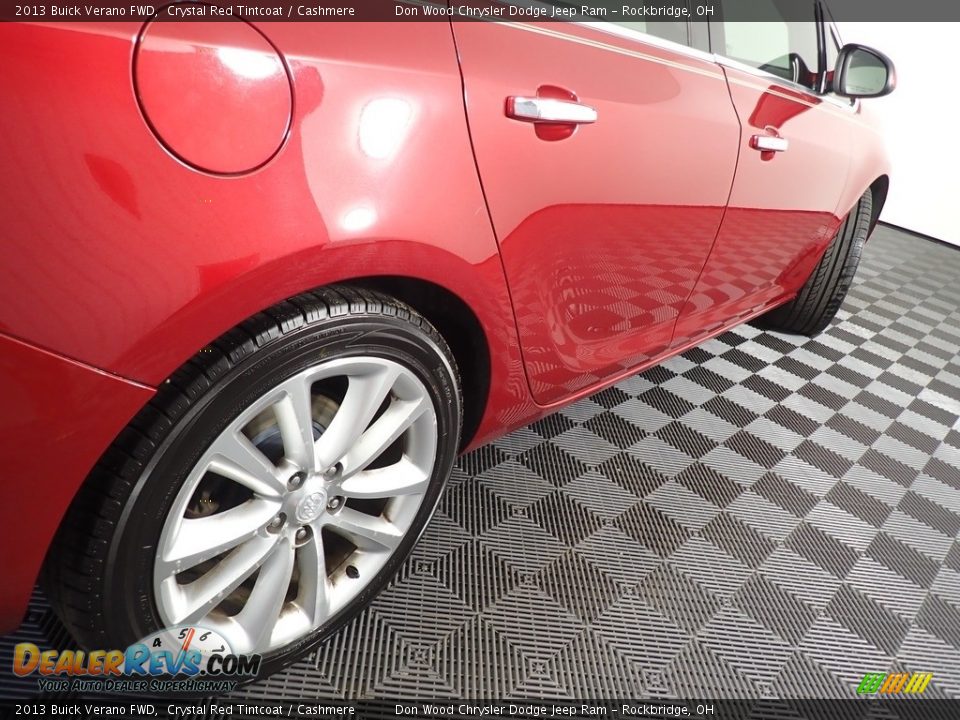 2013 Buick Verano FWD Crystal Red Tintcoat / Cashmere Photo #17