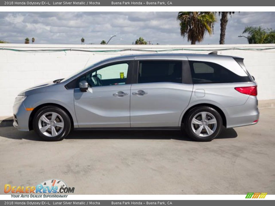 2018 Honda Odyssey EX-L Lunar Silver Metallic / Mocha Photo #8