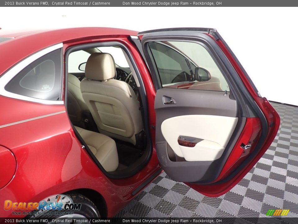 2013 Buick Verano FWD Crystal Red Tintcoat / Cashmere Photo #29