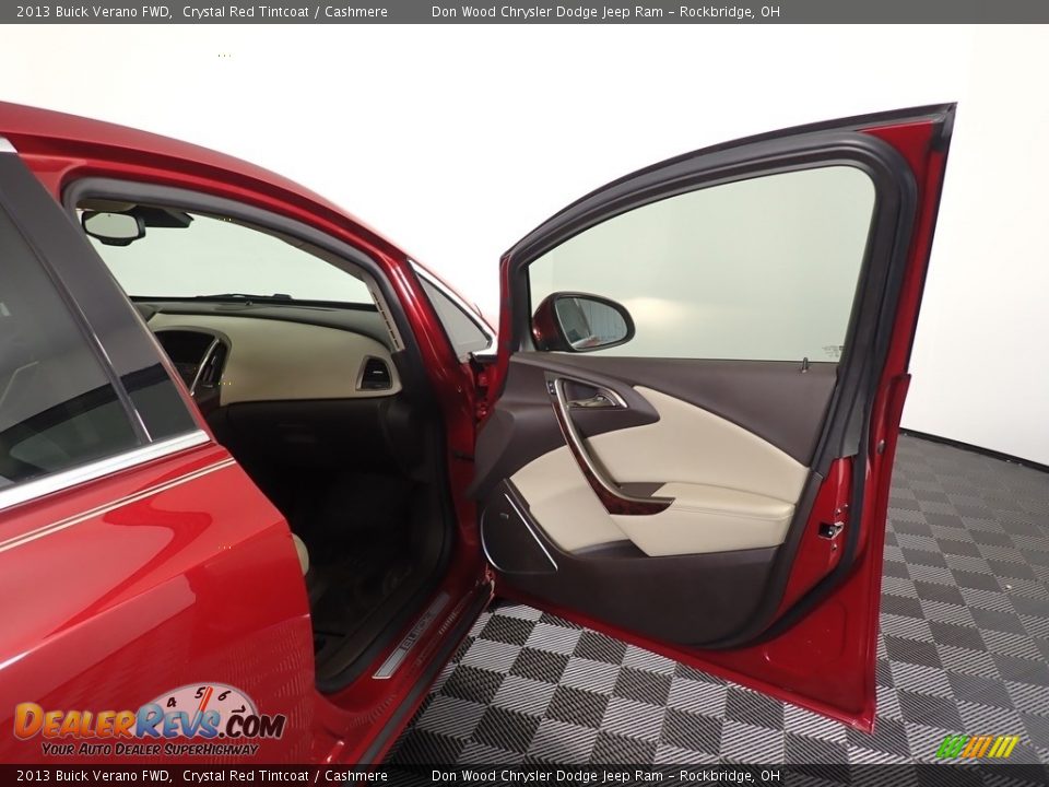 2013 Buick Verano FWD Crystal Red Tintcoat / Cashmere Photo #31