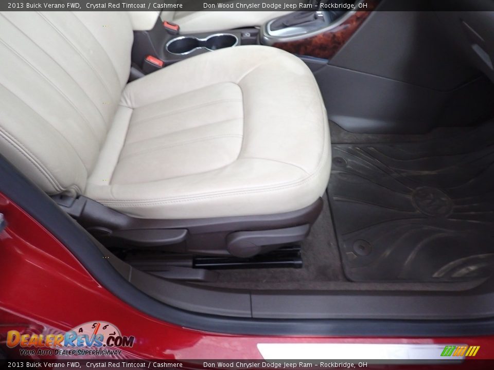 2013 Buick Verano FWD Crystal Red Tintcoat / Cashmere Photo #32