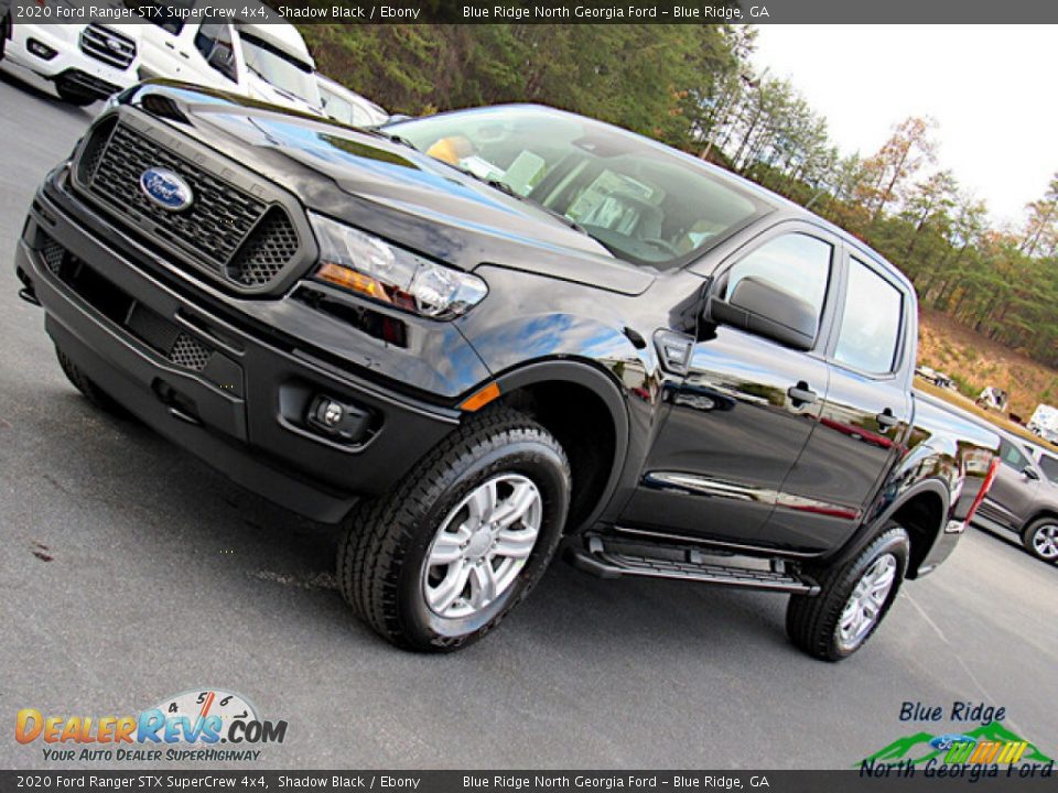 2020 Ford Ranger STX SuperCrew 4x4 Shadow Black / Ebony Photo #25