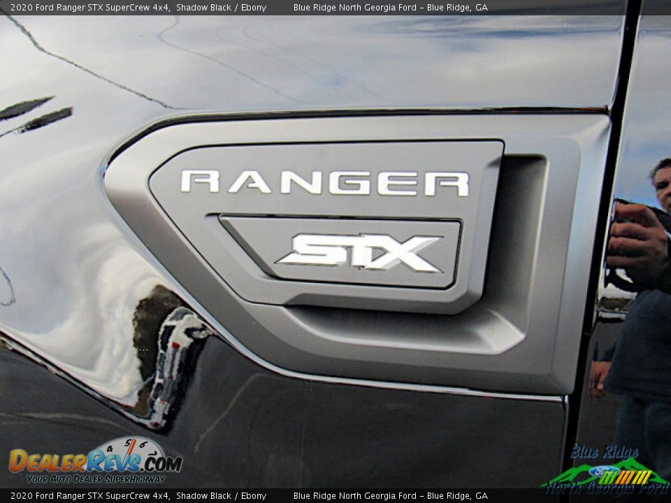 2020 Ford Ranger STX SuperCrew 4x4 Shadow Black / Ebony Photo #29