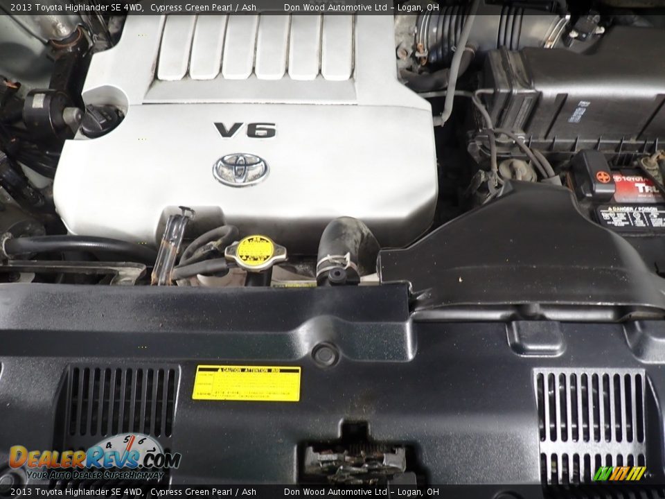 2013 Toyota Highlander SE 4WD Cypress Green Pearl / Ash Photo #8