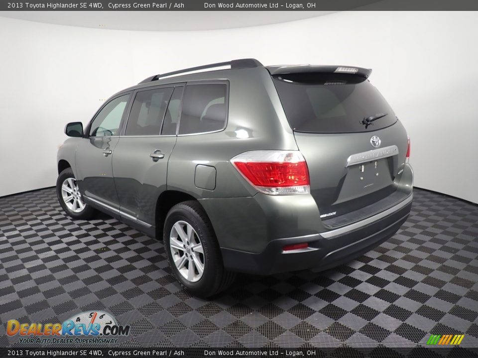 2013 Toyota Highlander SE 4WD Cypress Green Pearl / Ash Photo #11