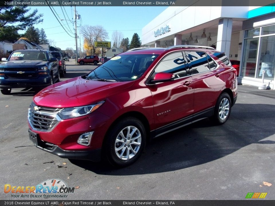 2018 Chevrolet Equinox LT AWD Cajun Red Tintcoat / Jet Black Photo #1