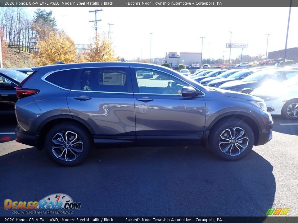 2020 Honda CR-V EX-L AWD Modern Steel Metallic / Black Photo #2