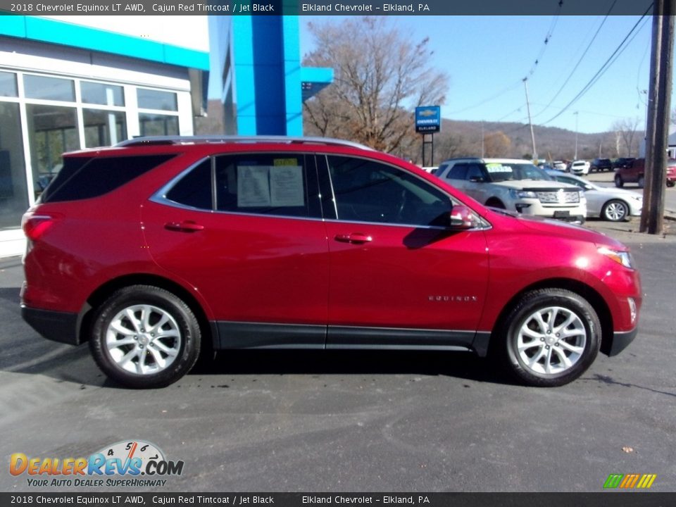 2018 Chevrolet Equinox LT AWD Cajun Red Tintcoat / Jet Black Photo #4