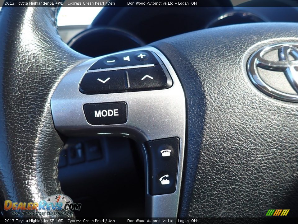 2013 Toyota Highlander SE 4WD Cypress Green Pearl / Ash Photo #27