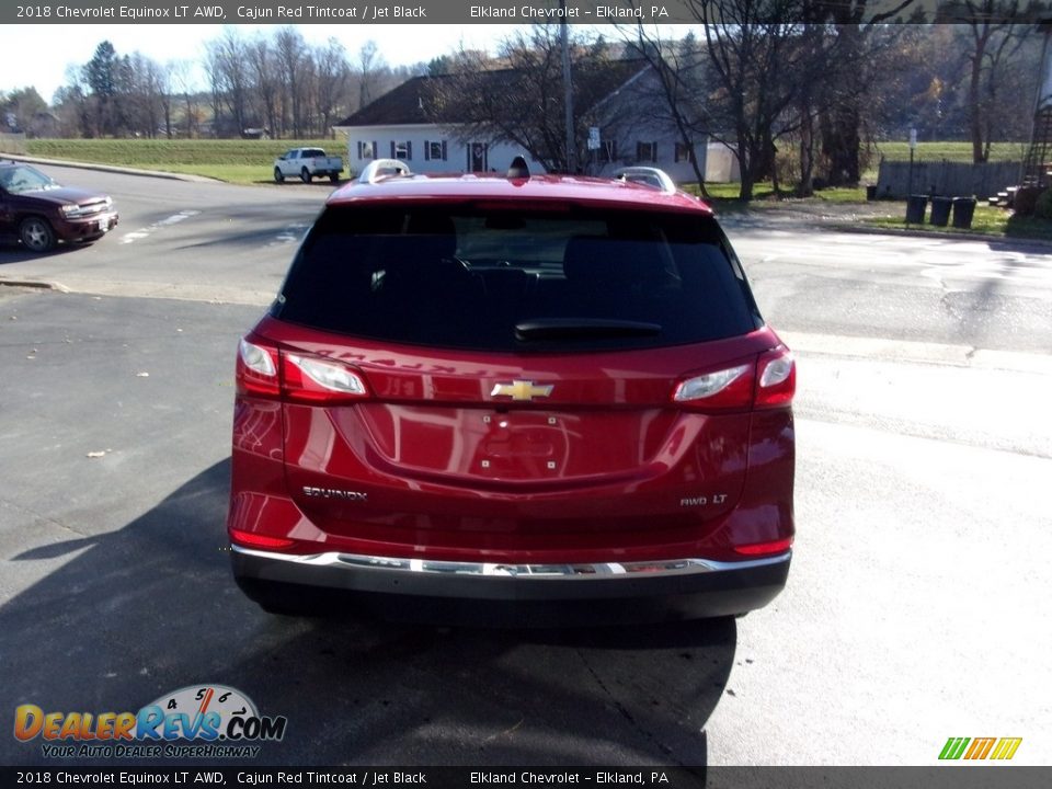 2018 Chevrolet Equinox LT AWD Cajun Red Tintcoat / Jet Black Photo #6