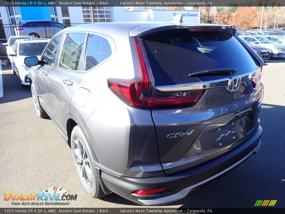 2020 Honda CR-V EX-L AWD Modern Steel Metallic / Black Photo #6