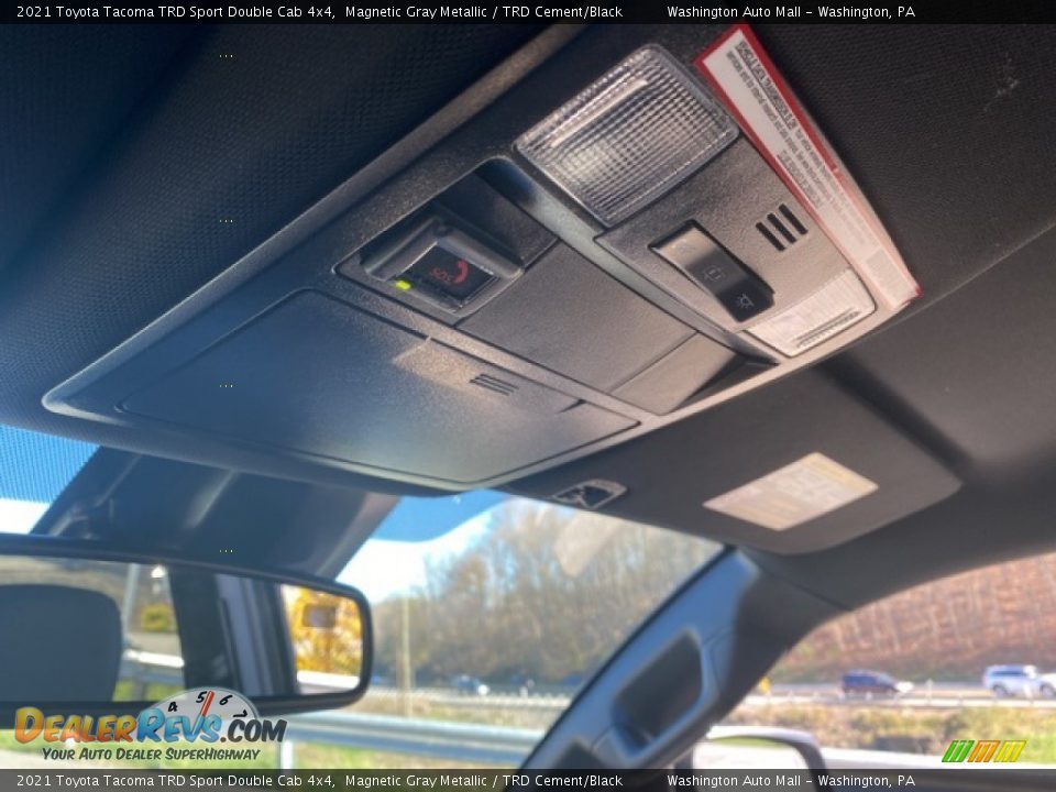 2021 Toyota Tacoma TRD Sport Double Cab 4x4 Magnetic Gray Metallic / TRD Cement/Black Photo #20