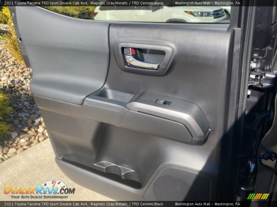 2021 Toyota Tacoma TRD Sport Double Cab 4x4 Magnetic Gray Metallic / TRD Cement/Black Photo #26