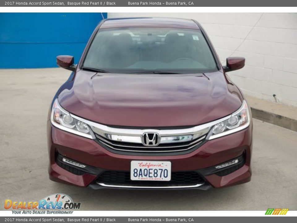 2017 Honda Accord Sport Sedan Basque Red Pearl II / Black Photo #7