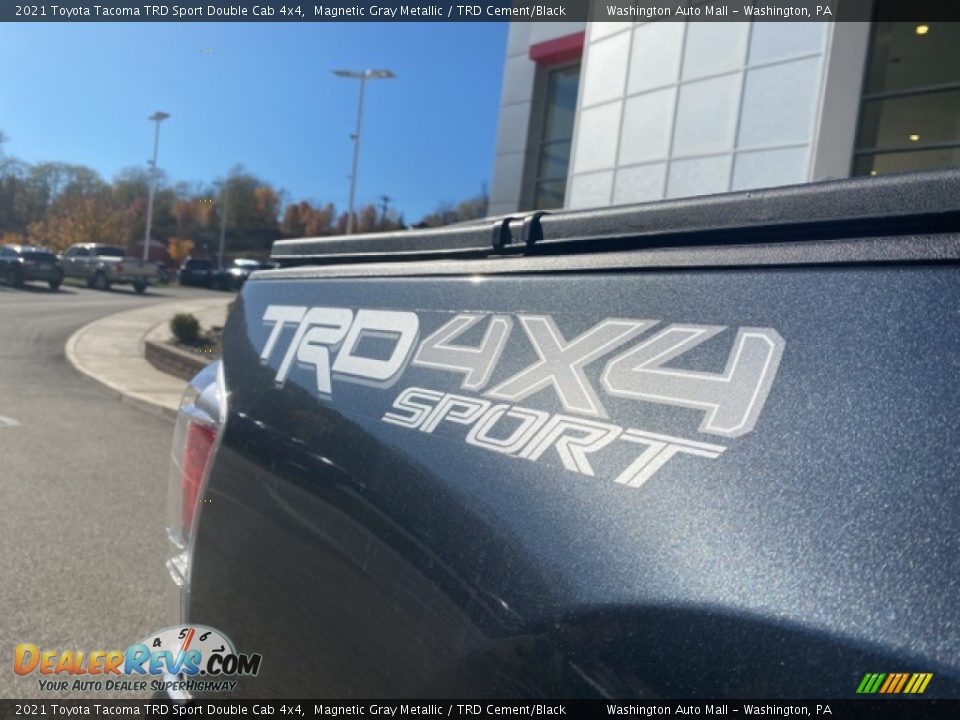 2021 Toyota Tacoma TRD Sport Double Cab 4x4 Magnetic Gray Metallic / TRD Cement/Black Photo #28