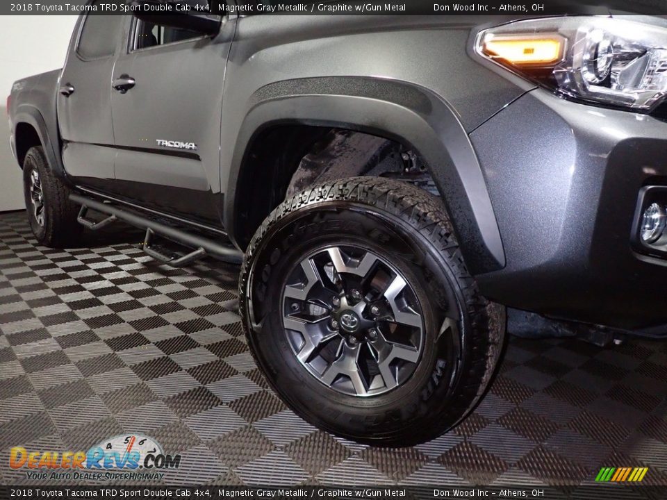 2018 Toyota Tacoma TRD Sport Double Cab 4x4 Magnetic Gray Metallic / Graphite w/Gun Metal Photo #2