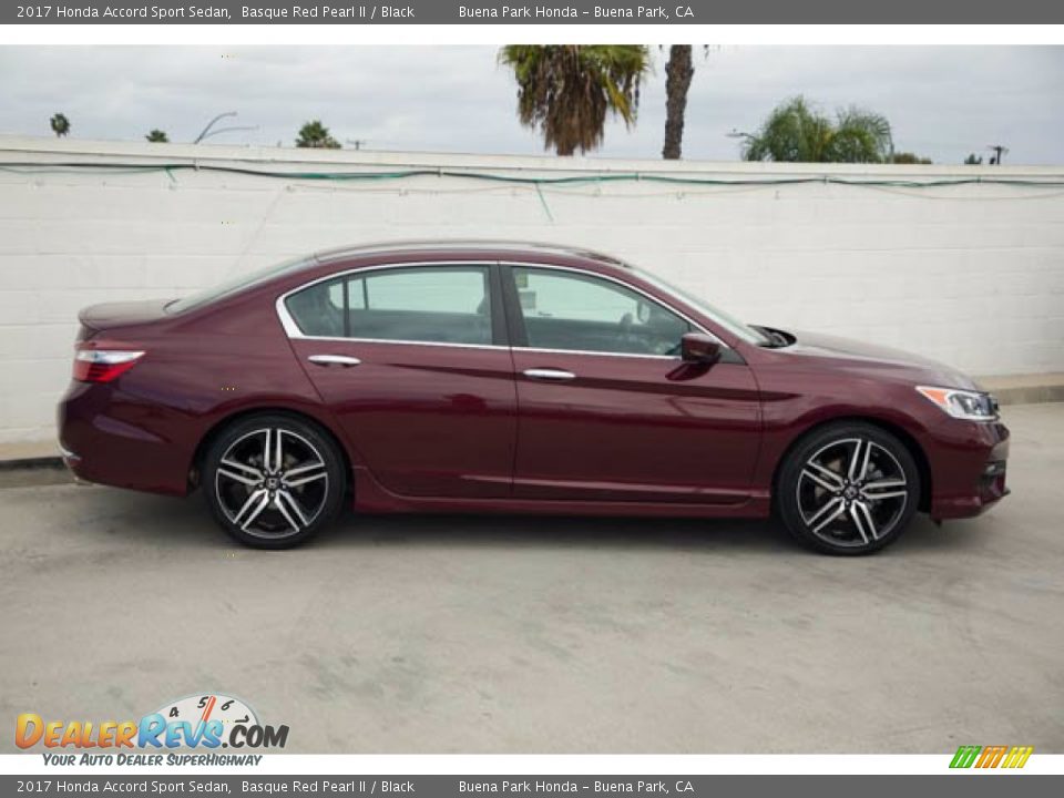 2017 Honda Accord Sport Sedan Basque Red Pearl II / Black Photo #12