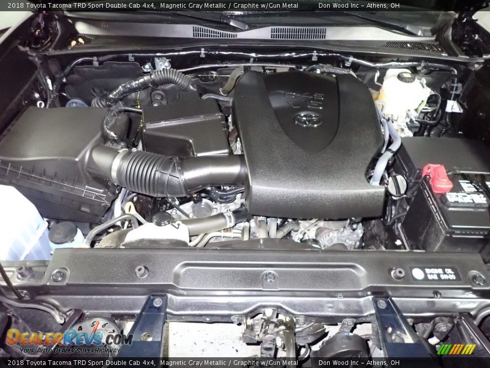 2018 Toyota Tacoma TRD Sport Double Cab 4x4 Magnetic Gray Metallic / Graphite w/Gun Metal Photo #5