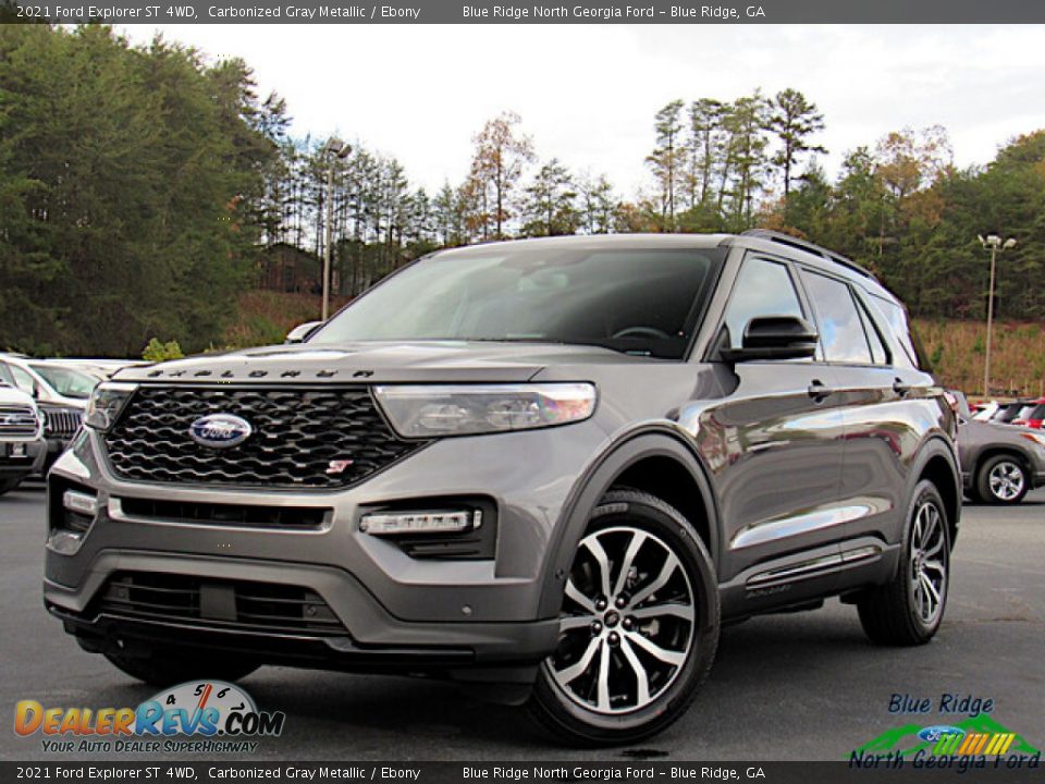 2021 Ford Explorer ST 4WD Carbonized Gray Metallic / Ebony Photo #1