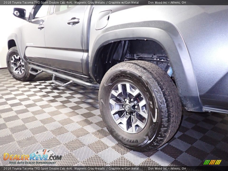 2018 Toyota Tacoma TRD Sport Double Cab 4x4 Magnetic Gray Metallic / Graphite w/Gun Metal Photo #9