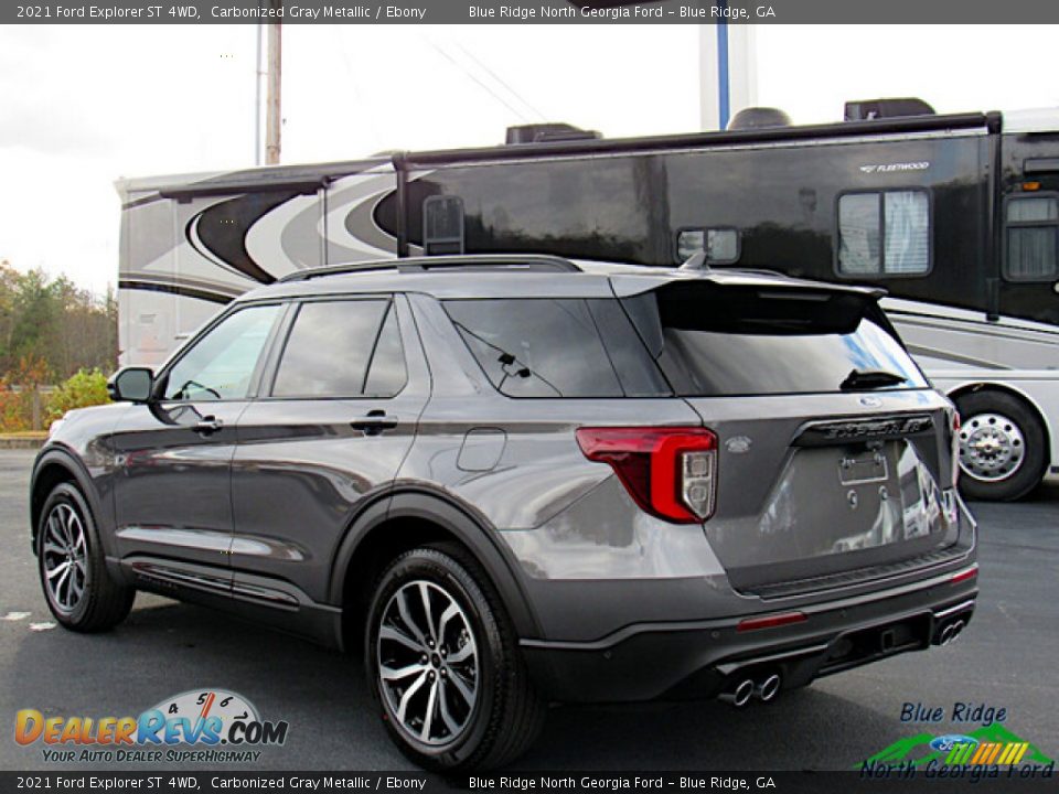 2021 Ford Explorer ST 4WD Carbonized Gray Metallic / Ebony Photo #3