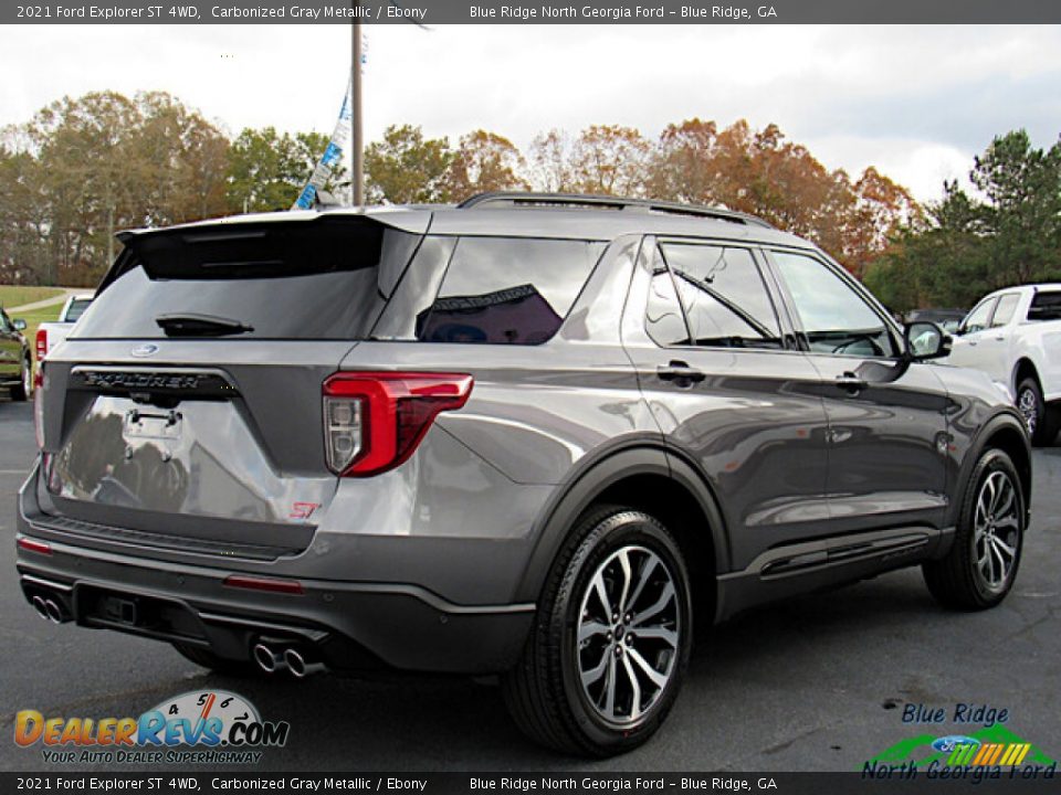 2021 Ford Explorer ST 4WD Carbonized Gray Metallic / Ebony Photo #5