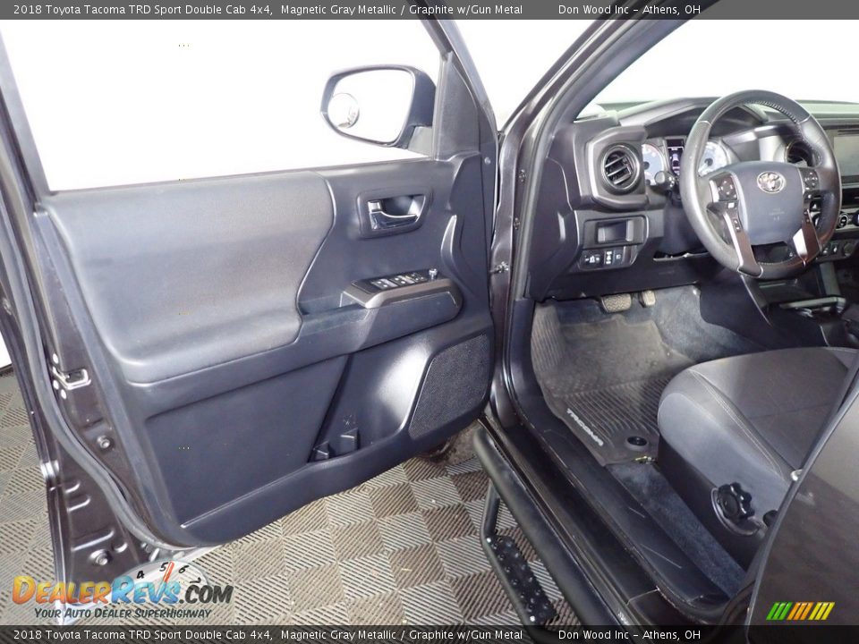 2018 Toyota Tacoma TRD Sport Double Cab 4x4 Magnetic Gray Metallic / Graphite w/Gun Metal Photo #14