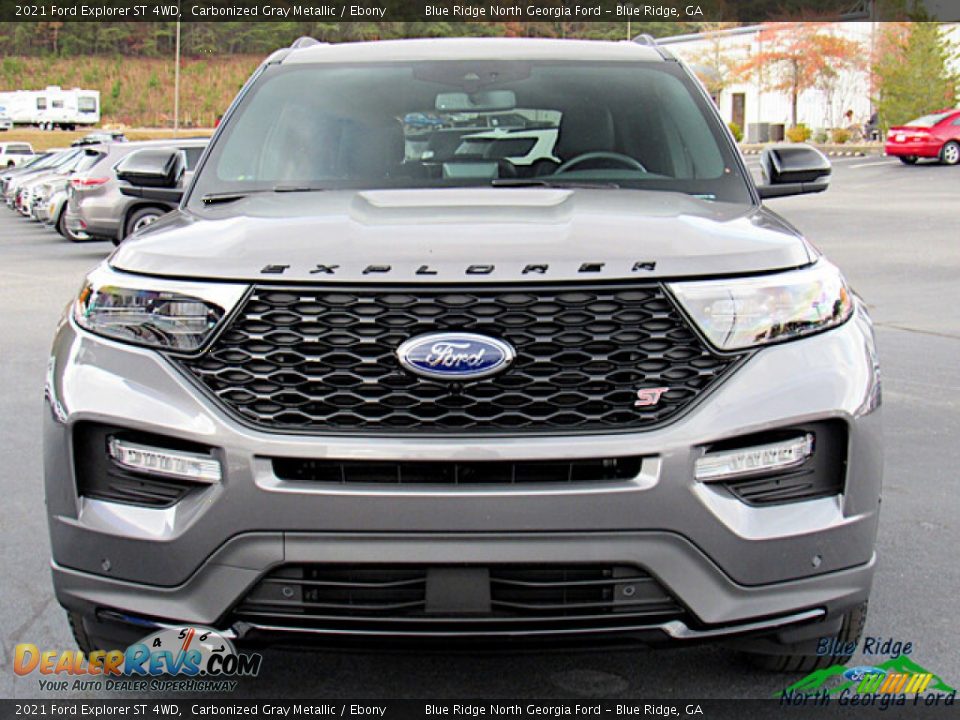 2021 Ford Explorer ST 4WD Carbonized Gray Metallic / Ebony Photo #8