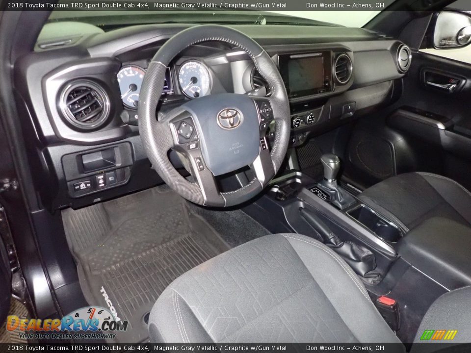 2018 Toyota Tacoma TRD Sport Double Cab 4x4 Magnetic Gray Metallic / Graphite w/Gun Metal Photo #16