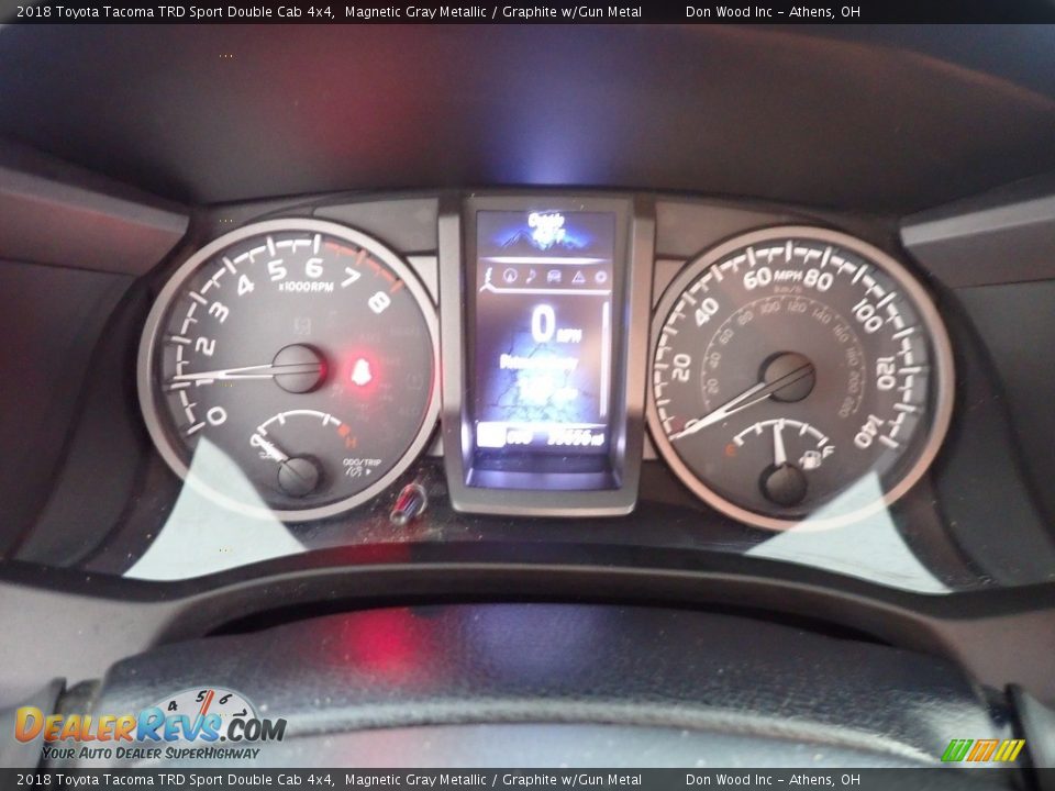 2018 Toyota Tacoma TRD Sport Double Cab 4x4 Magnetic Gray Metallic / Graphite w/Gun Metal Photo #25