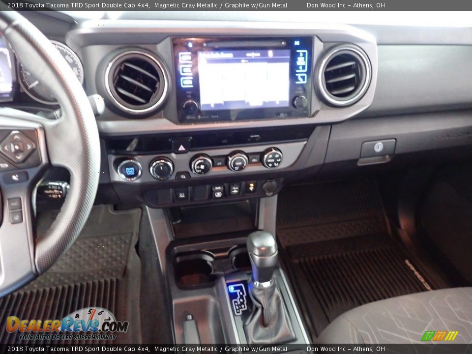 2018 Toyota Tacoma TRD Sport Double Cab 4x4 Magnetic Gray Metallic / Graphite w/Gun Metal Photo #28