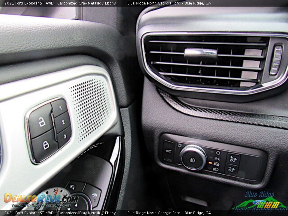 2021 Ford Explorer ST 4WD Carbonized Gray Metallic / Ebony Photo #24